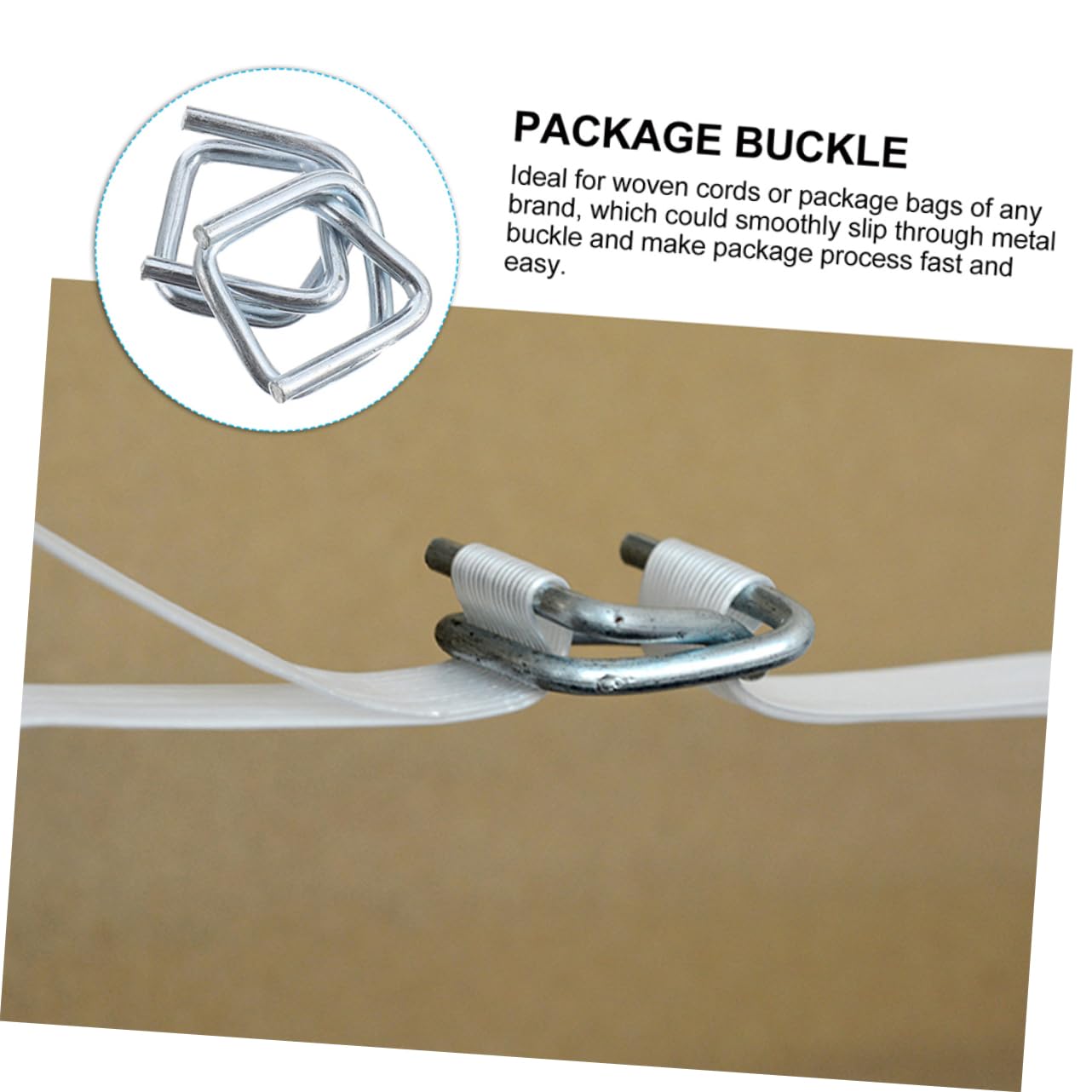Verzinkte Metallschnallen Rostbeständig für Packgurte 50 Stück 19mm Breite und Leicht für Rucksack und Gepäckverpackung Sowie Selbstgemacht Handwerk