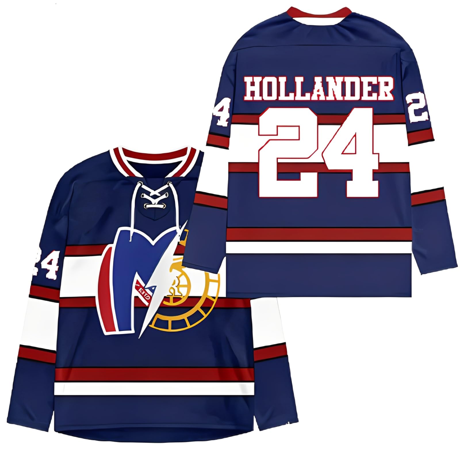 AFANYUH Heated Rivalry Merch Hockey Jersey Tshirt,Unisex Ilya Rozanov 81 /Shane Hollander 24 /Hunter 21 Long Sleeve Jersey Hockey Shirts for Fans Men/Women S Blue