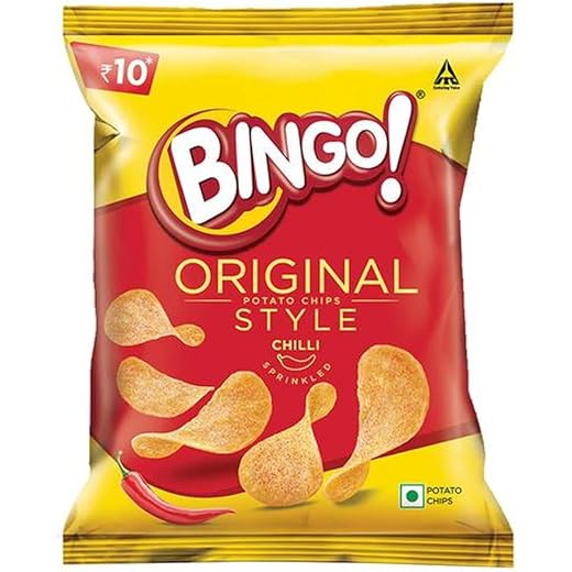 Bingo Chilli Potato Chips 28g
