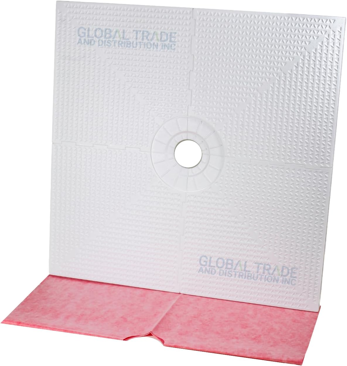 Prova TT8114PAN05 Waterproofing Shower Center Drain Pan Multi 60" x 60" Floor Tray