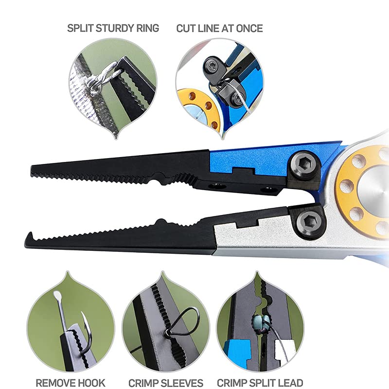 Pullther Pince De Pêche En Acier Inoxydable - Pince à Bec