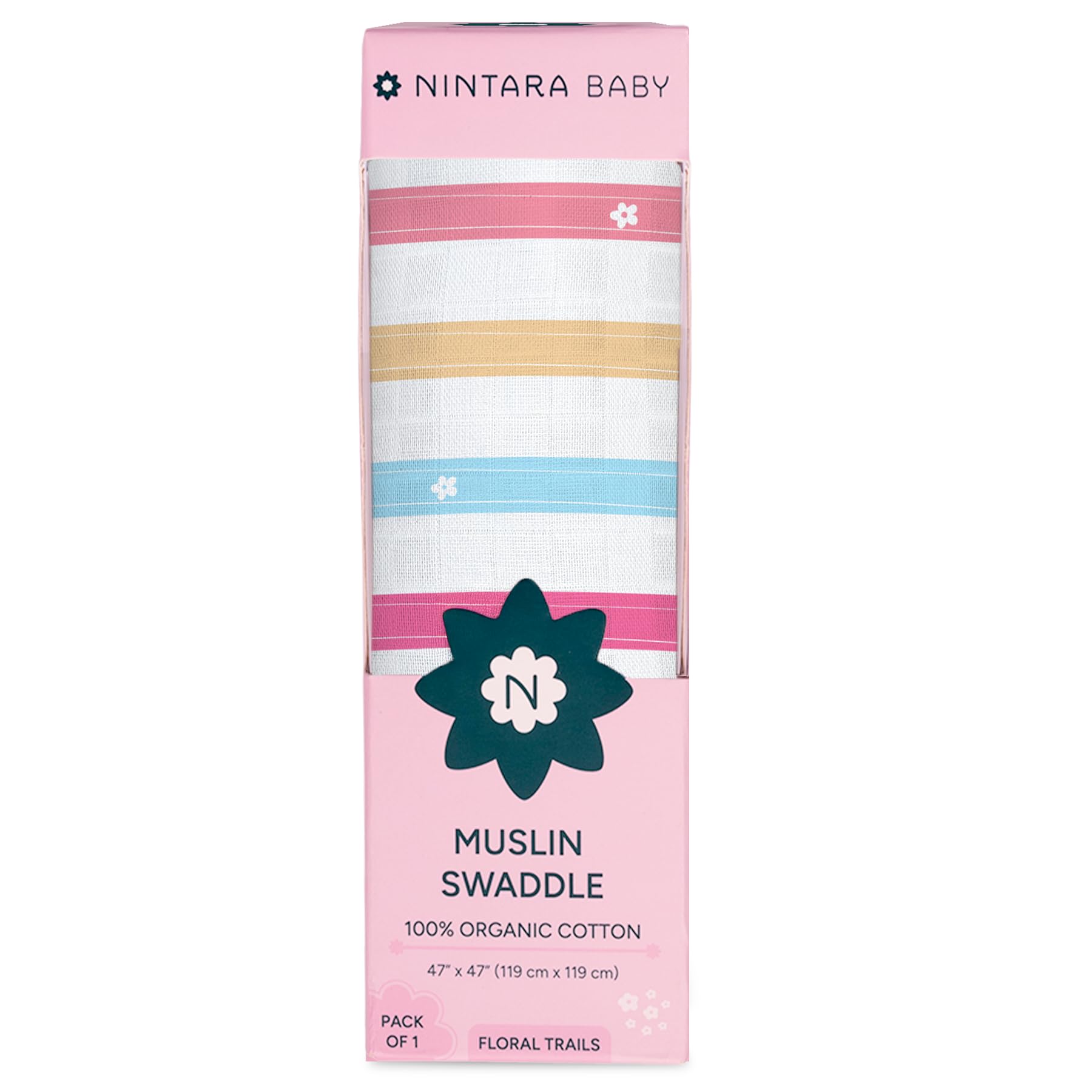 Organic Cotton Swaddle - Extra Large for Baby -17 Organic Cotton Swaddle - Extra Large for Baby -17