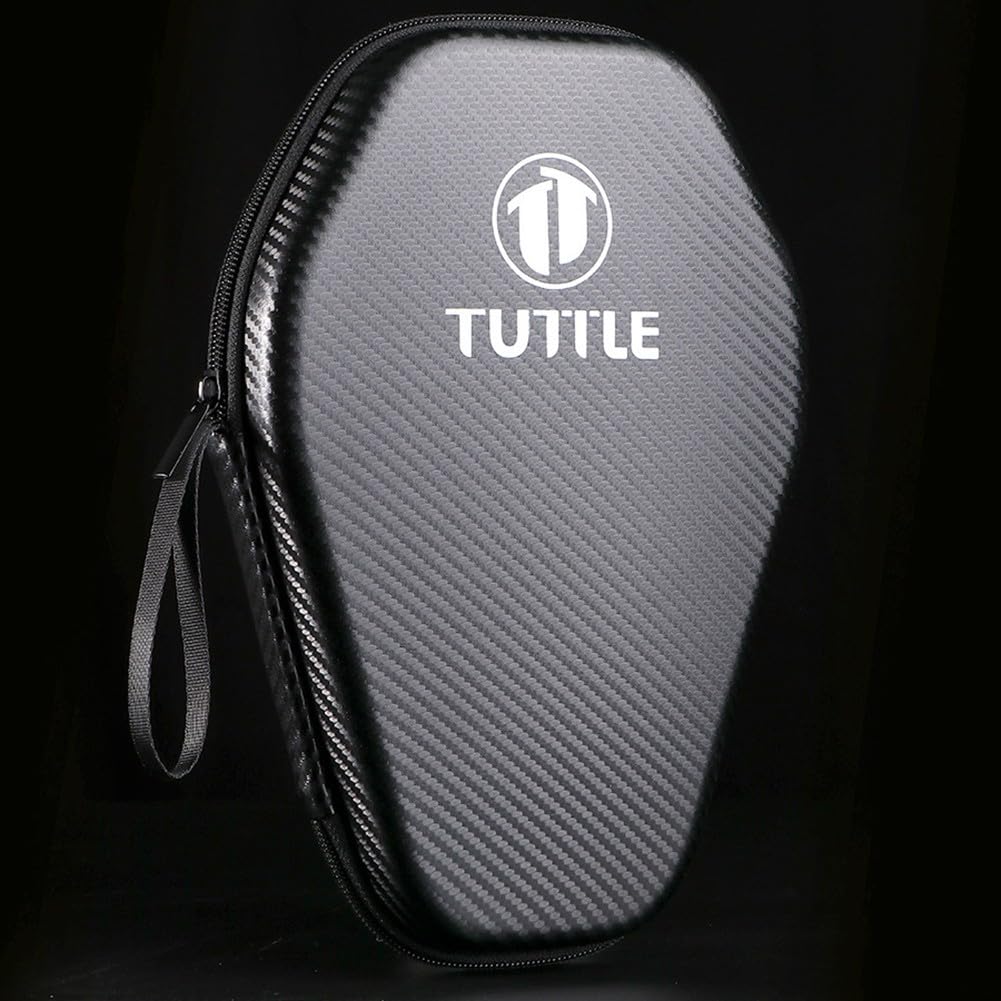 Estuche para raqueta de tenis de mesa, bolsa de paleta de pong, cubierta rígida de EVA, caja de almacenamiento de doble bate, soporte portátil para raquetas, funda deportiva a prueba de