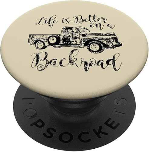 Life is better on a backroad country southern woman Vintage PopSockets Swappable PopGrip
