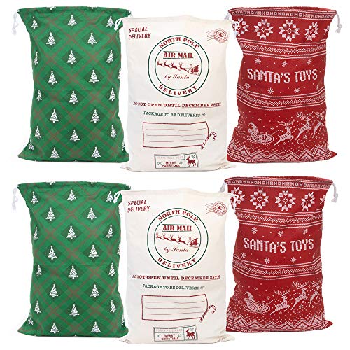extra large reusable christmas bags