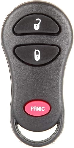 ANGLEWIDE Llavero de coche sin llave de repuesto para 99-05 Voyager de merodeador para Dodge para caravana para Dakota para Durango para camioneta
