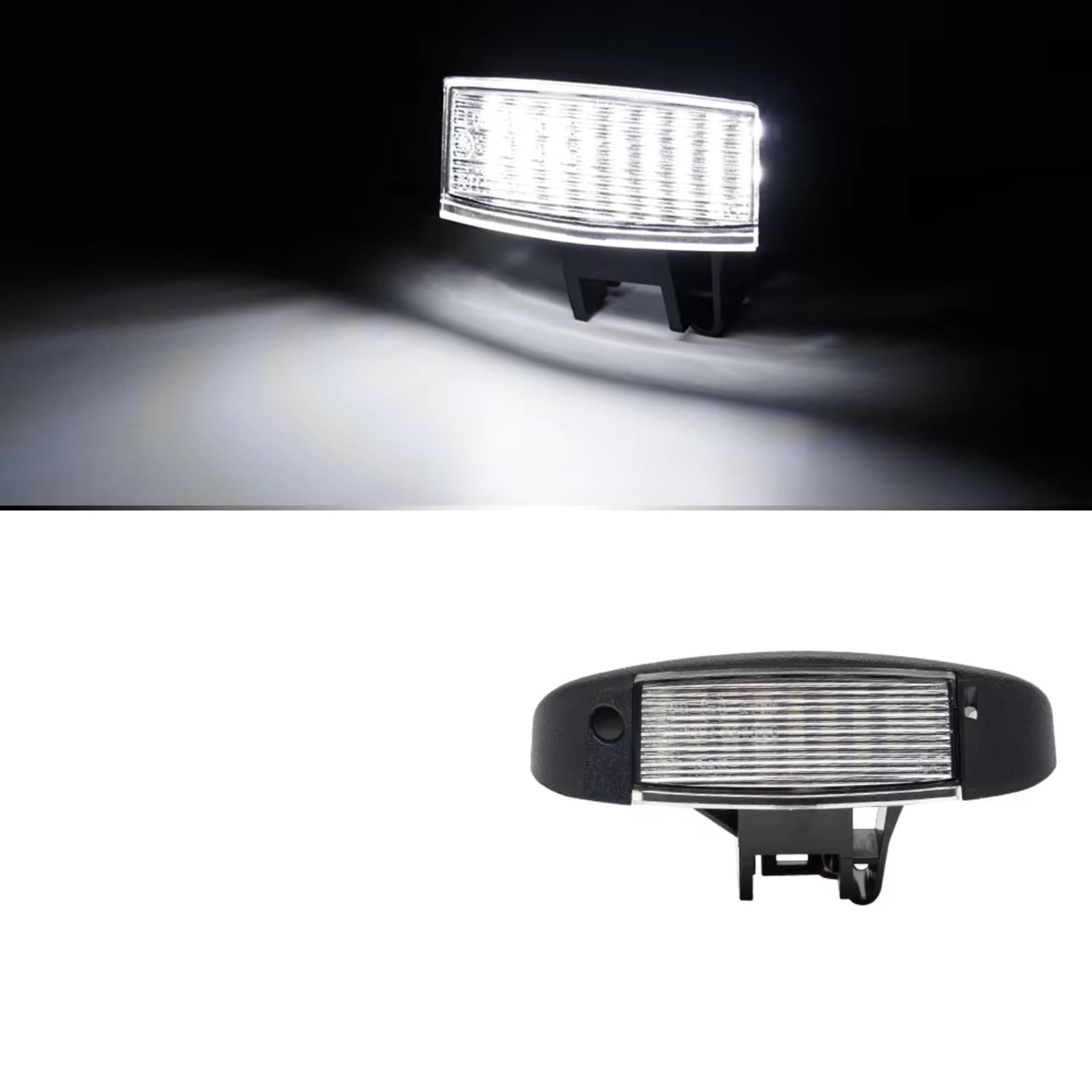 Iluminación Matricula Vehiculo Compatible Con Citroën Para Jumpy 2 Unidades Luces De Matrícula Accesorios Para Automóvil Reemplaza OE: 1303499808 9645268380