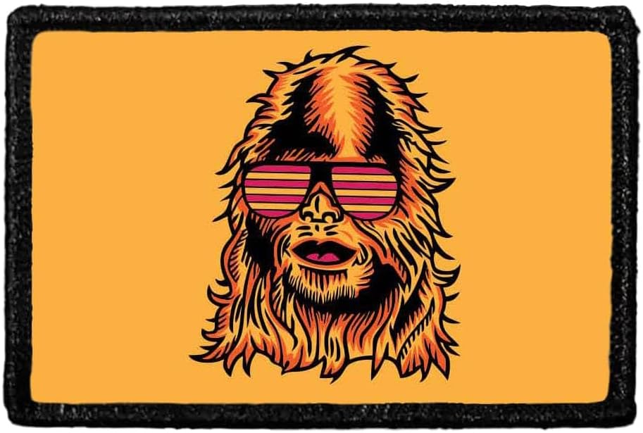 Bigfoot - Disco Hook & Loop Patch - 2x3 in - Pull Patch