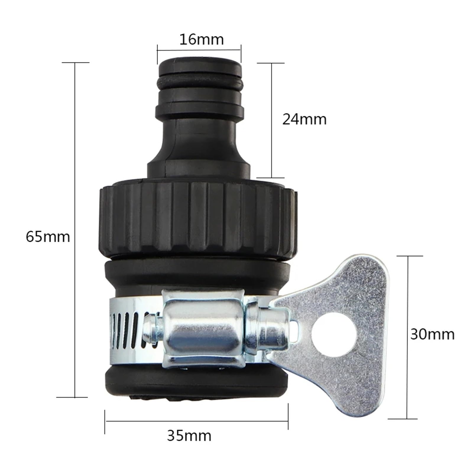 Conector universal para manguera de grifo de agua para elaboración de cerveza casera, adaptador de conexión rápida para lavado de autos, riego de jardín, manguera de jardín, accesorios para vino