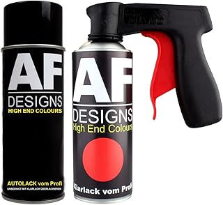Juego de mango de aerosol adecuado para Skoda 2270, color marrón claro, barniz base, mango de pistola, bote de aerosol