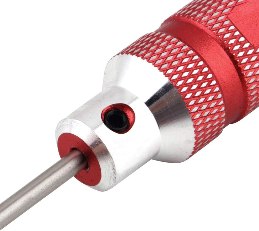 Baluue 4pcs Titanium Hexagon Screwdriver Wrench Tool Metal Hexagonal Screw Driver Kit for RC Helicopter 1.5mm 2.0mm 2.5mm 3.0mm