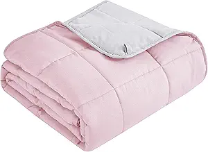 Topcee Weighted Blanket for Adults (15 lbs, 60" x 80") Queen Size Soft Cooling Heavy Blanket Sleeping, Apply to 130-160 lbs Body, Thick Breathable Blanket with Glass Bead, Easy Care