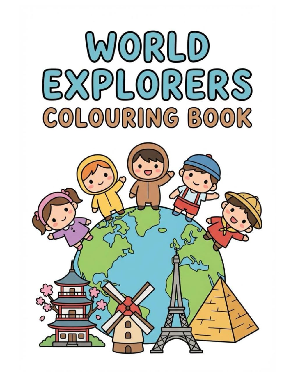 World Explorers: Colouring Book