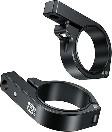 Miniatura 8 de BRCOVAN Soportes de barra de luz, 2 piezas, soporte de montaje de luz LED todoterreno de aleación de aluminio, apto para rieles redondosbarras de