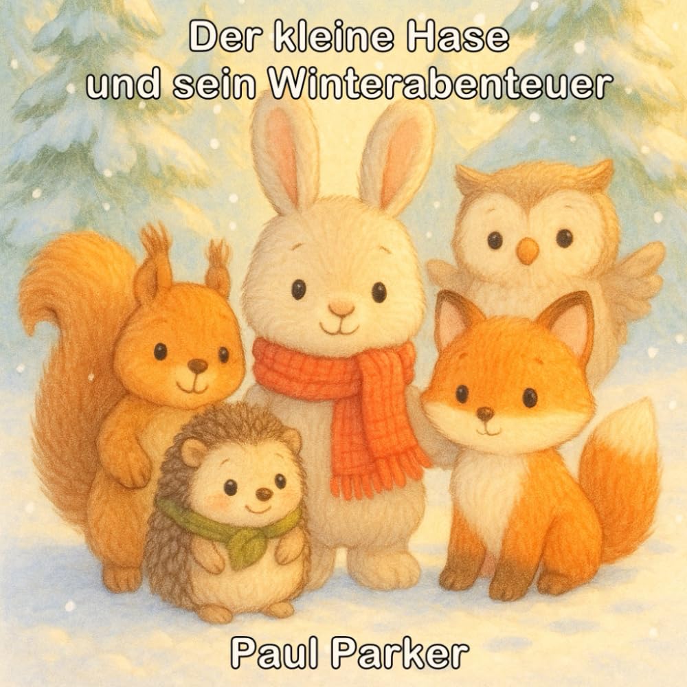 Der kleine Hase und sein Winterabenteuer: Eine liebevolle Wintergeschichte über Freundschaft, Mut und Helfen