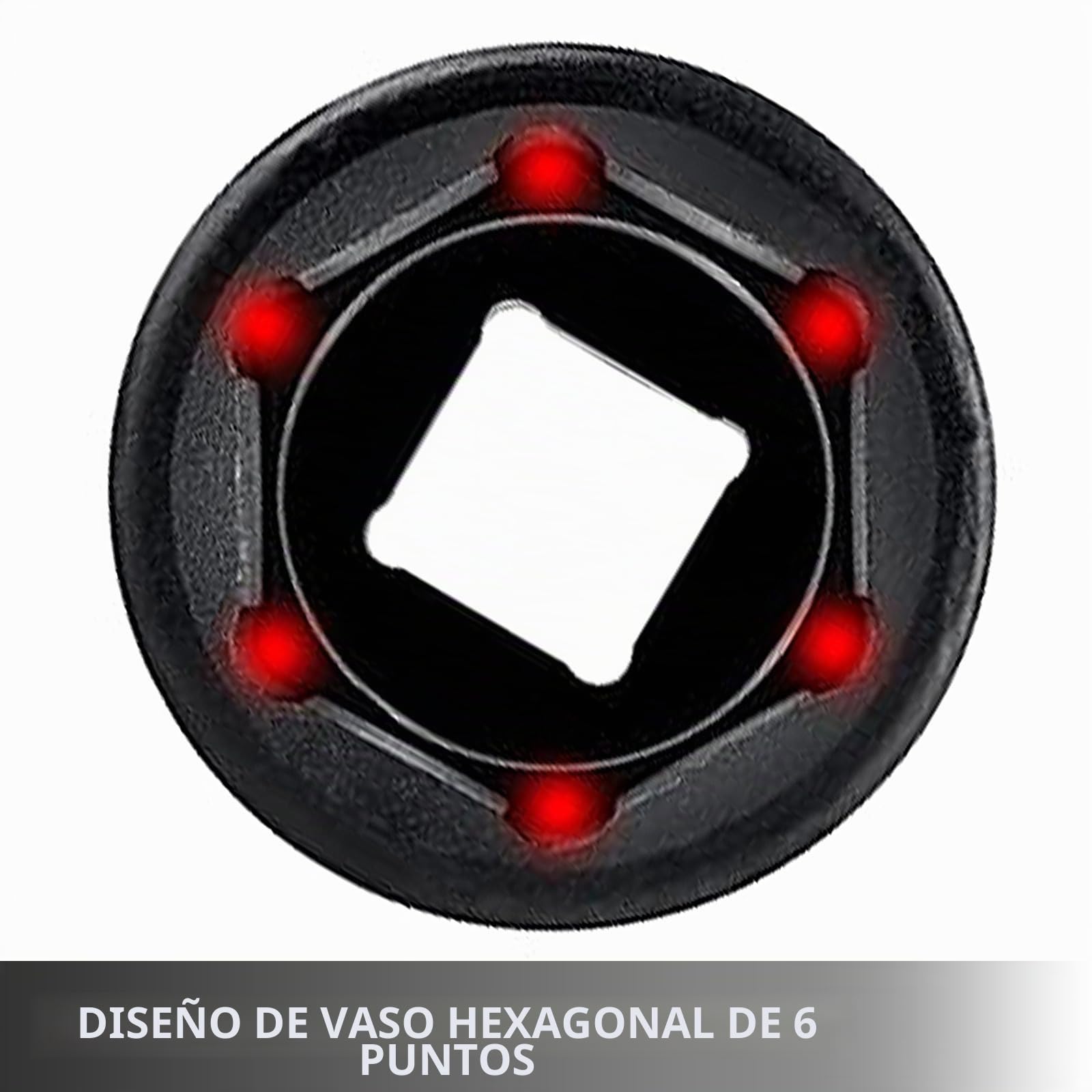 VEVOR Juego de llaves de impacto de 1/2 pulgada, 43 piezas, surtido de enchufes estándar, juego de llaves de vaso de 1/2 pulgada, 6 puntos métricos de 9-30 mm (estándar/profundo)