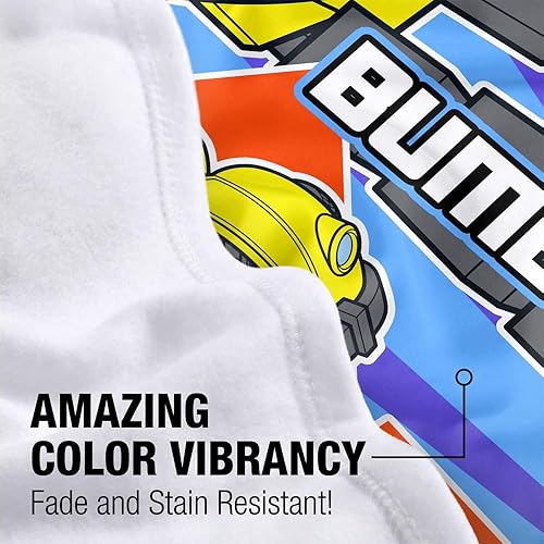 Miniatura 9 de LOGOVISION Manta Transformers, 36 x 58 pulgadas, Optimus Prime Transform Fleece Blanket