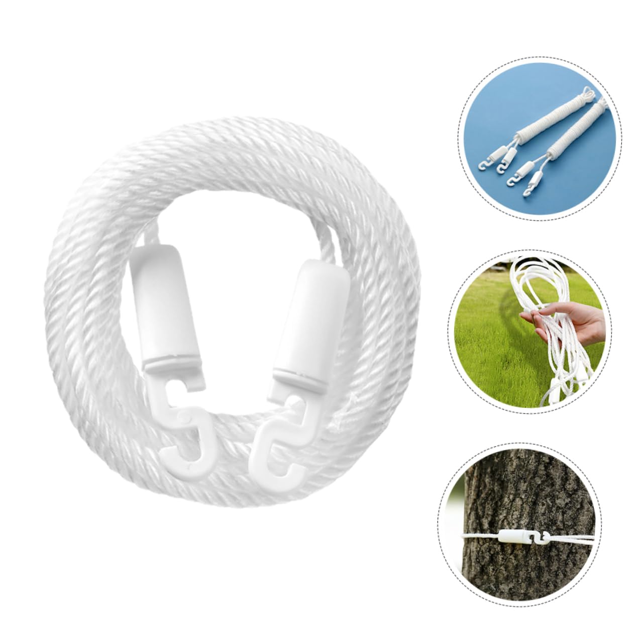 Cabilock Lot De 5 Cordes À Linge Multifonctions pour Lextérieur Robustes Coupe-Vent Et Non Séchantes pour Le Camping À Domicile