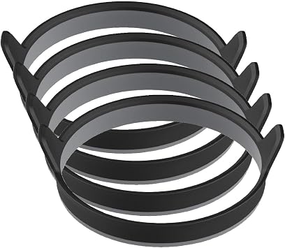 Blackstone Egg & Omelet Ring Kit (7 Piece Set) Non Stick Silicone Cooker Mold for Pancake,Patties-& English Muffin Round-Egg Cooking ShaperGriddle Accessories for Breakfast - 5515,(Pack of 4)