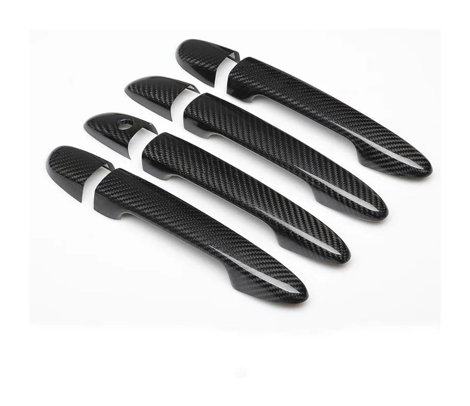 Hckclmbmzw Carbon A For Mazda Cx-5 Cx5 Cx 5 2012-2022 Car Accessories Styling Carbon Fiber Chrome Door Handle Cover Trim Door Handle Cover(Carbon A)