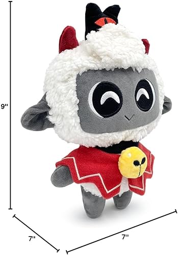 Miniatura 7 de Youtooz Peluche de cordero de 9 pulgadas, peluche suave de cordero coleccionable por Youtooz Plush Cult of The Lamb Collection