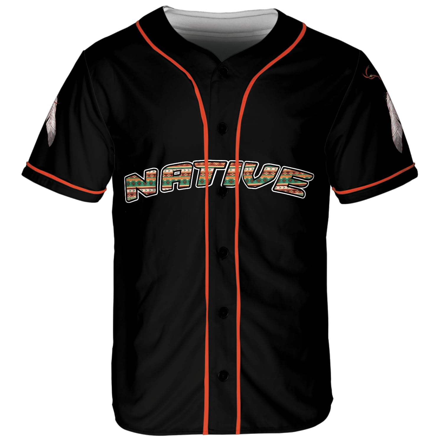 Camelliaa Shop Personalized Name Native American AOP Baseball Jersey Unisex S-5XL, Native American Shirts (Multi 08)