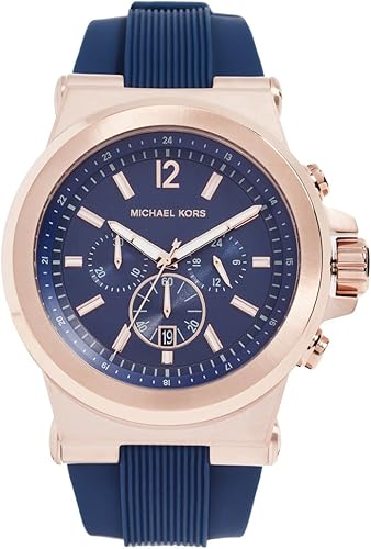 Michael Kors Dylan - Reloj cronógrafo de acero inoxidable talla única AzulOro Rosa
