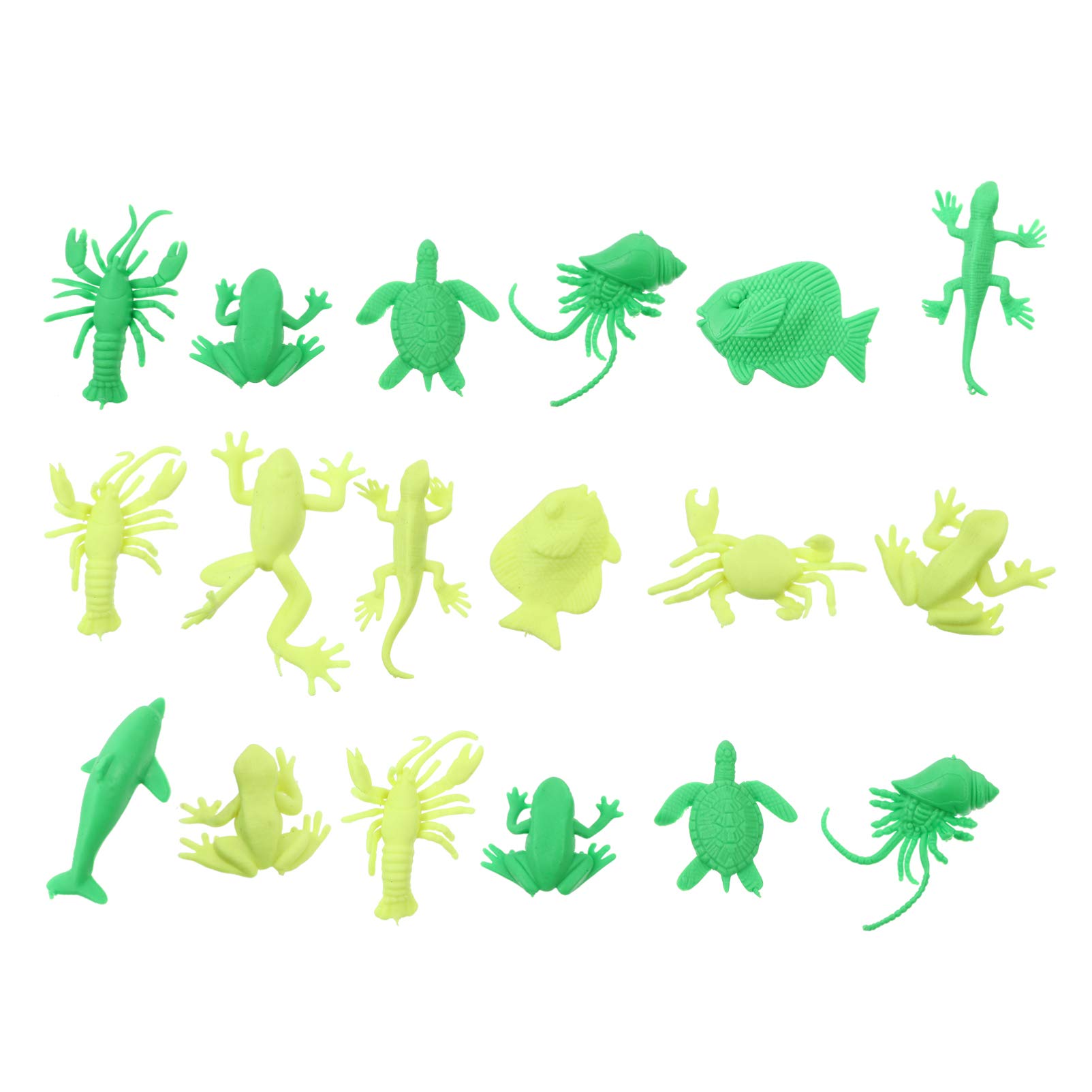 TOYANDONA 20Pcs Assorted Stretchy Animal Toys Decompression Stretchy Animal Toy for Kids Adult ( Random Style )