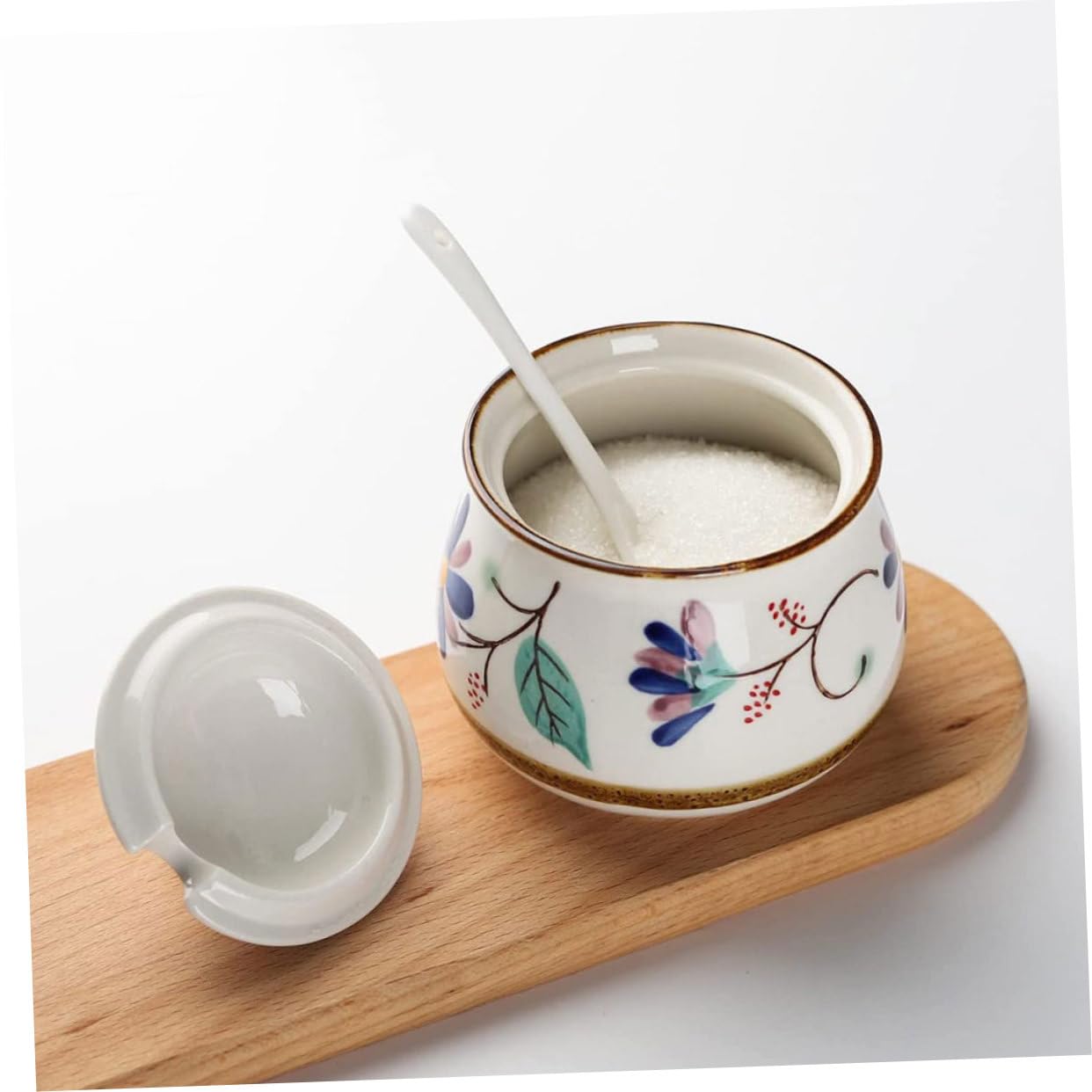ABOOFAN Pot à Épices Ménager en Céramique 330ml 300ml, 1 Set