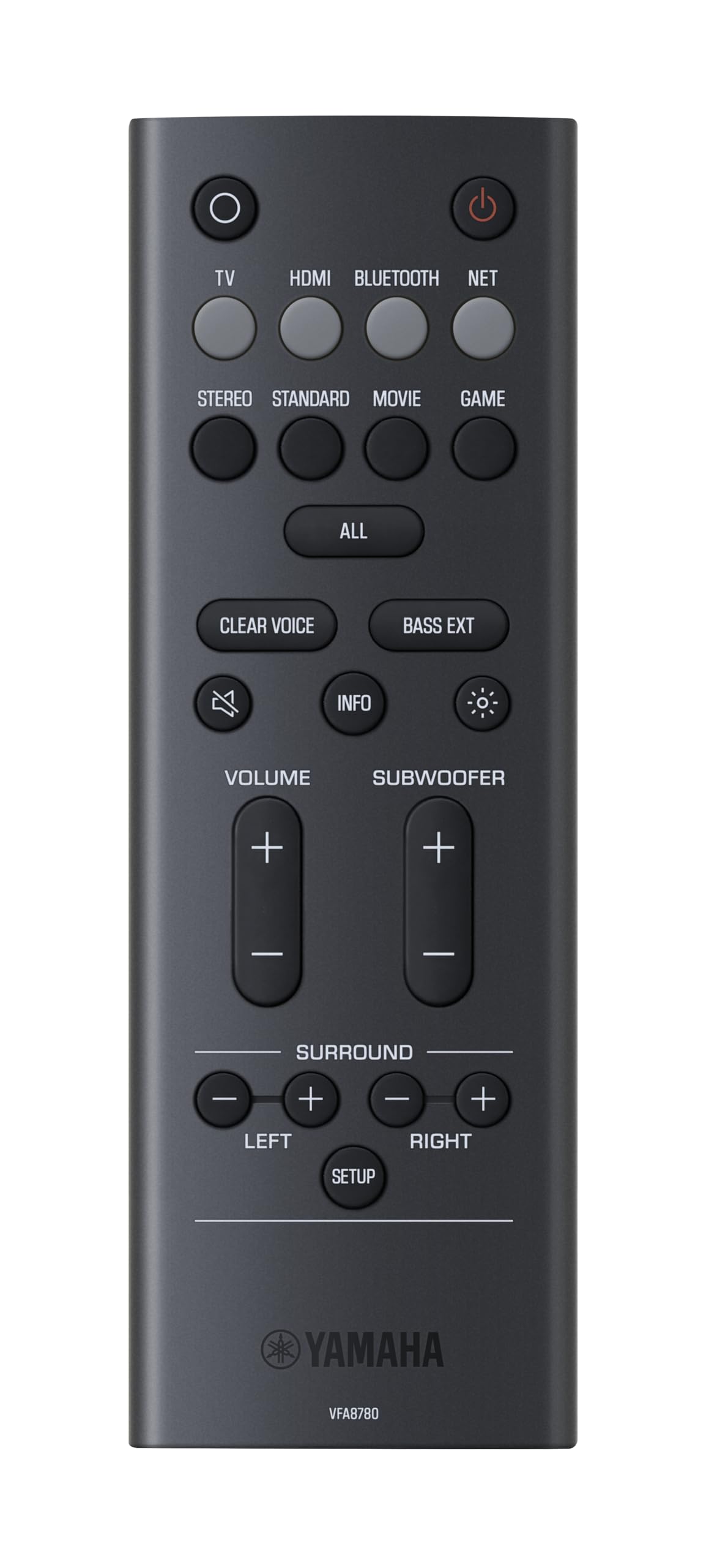 Yamaha - Barra de Sonido True X Bar 50A con Dolby Atmos, subwoofer inalámbrico y Alexa Incorporado Negro