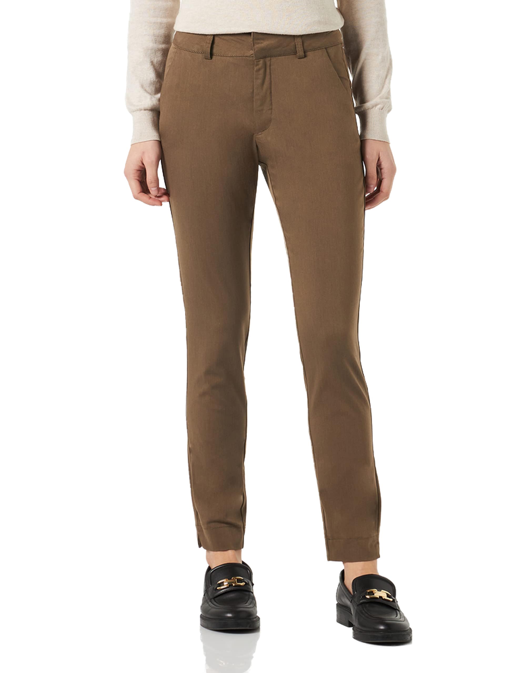 Kaffe Women's Kalea Chino Pant Pants, Canteen, 42