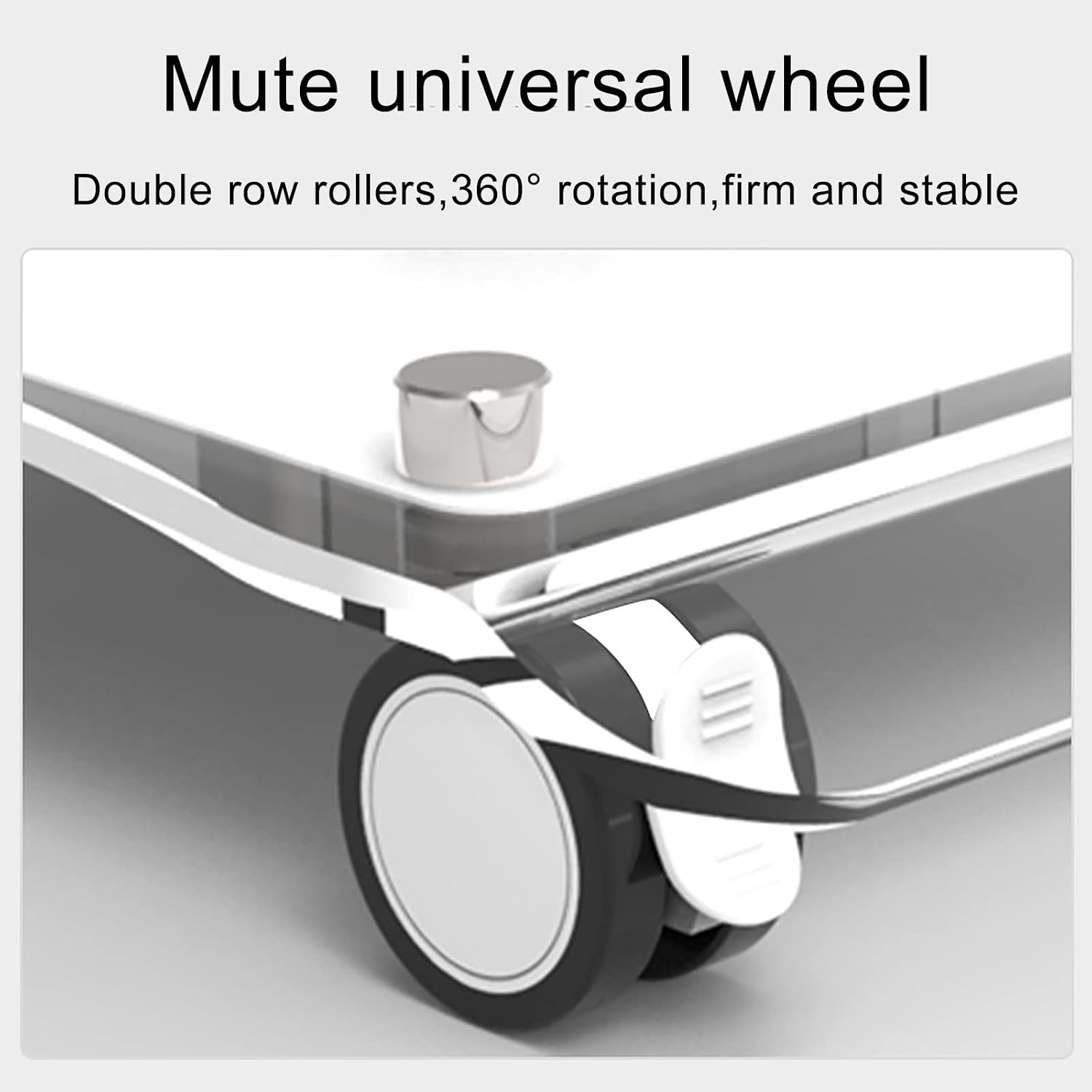 Beauty Rolling Trolley Cart,Salon Trolley Stand,Acrylic+Aluminum Alloy Material,Professional Beauty Cart with Roller,for Barber Shop, Salon,Utility Carts Beauty Salon
