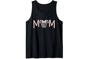 Minnie Mouse Spring Florals Mom Tank Top