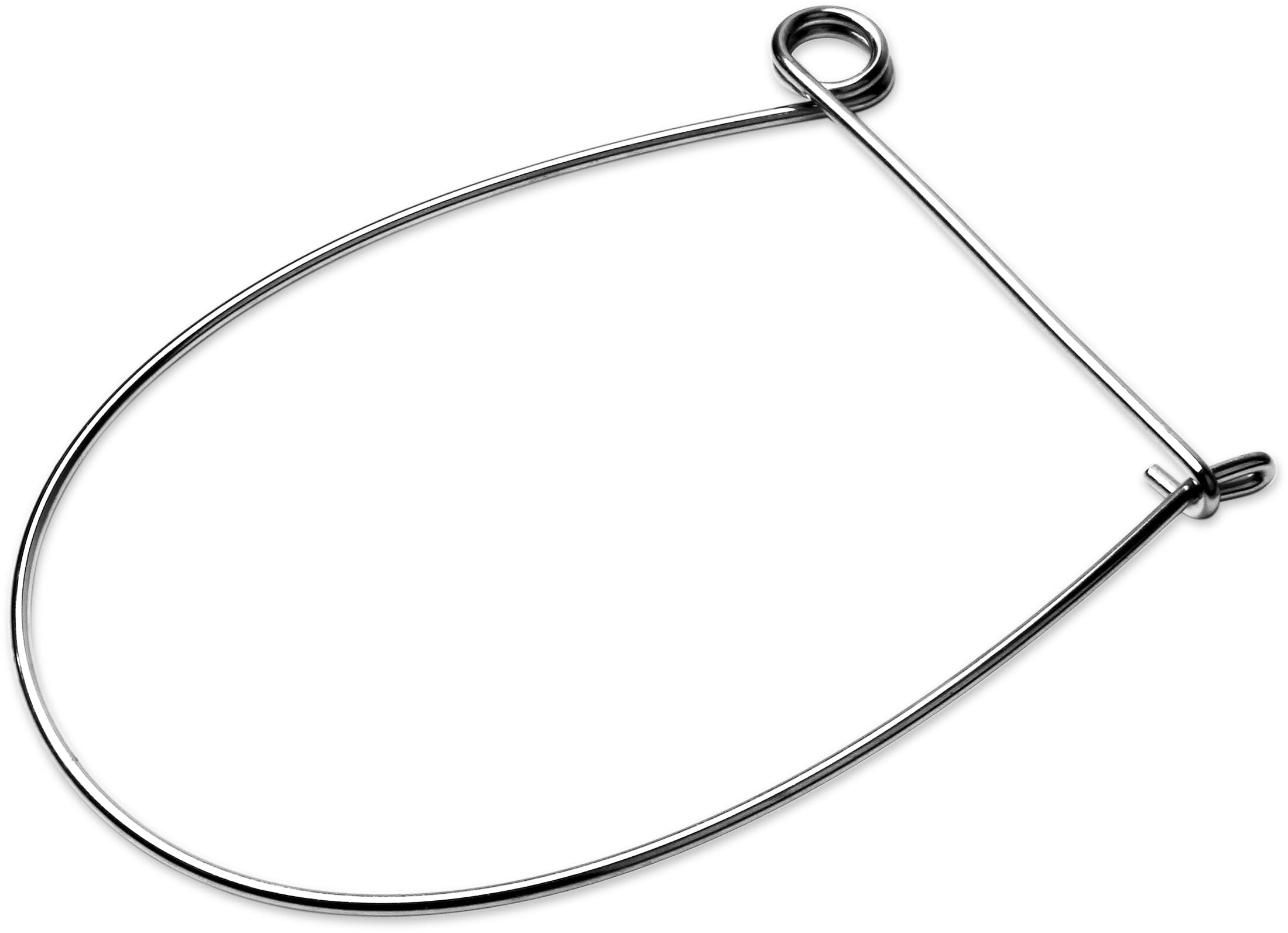 Demi-anneau de poisson pour brochet, truite de mer, taille moyenne