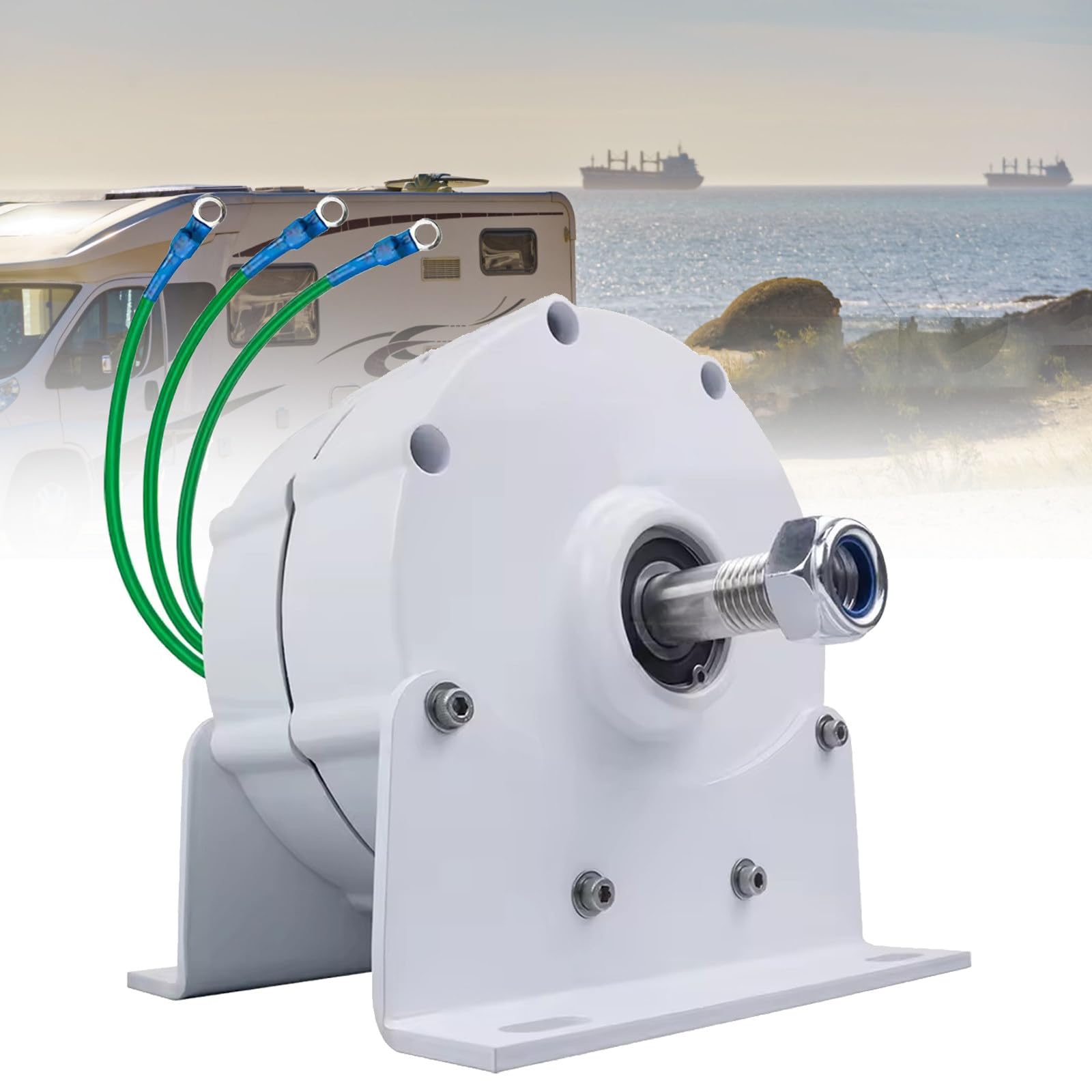 Générateur triphasé 12V à faible régime pour éolienne et turbine hydraulique