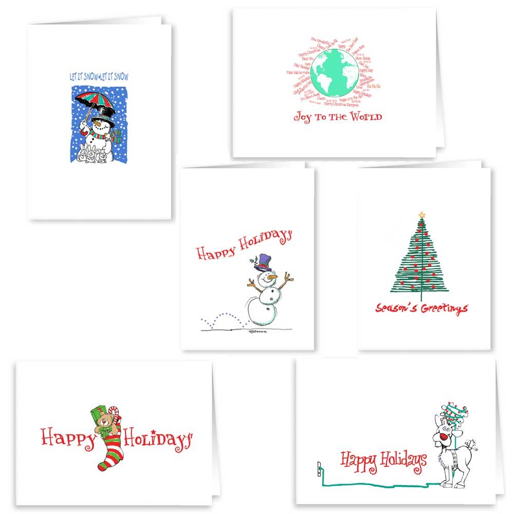 amazon-com-christmas-card-collection-18-holiday-cards-envelopes-cute-boxed-christmas-cards-office-products