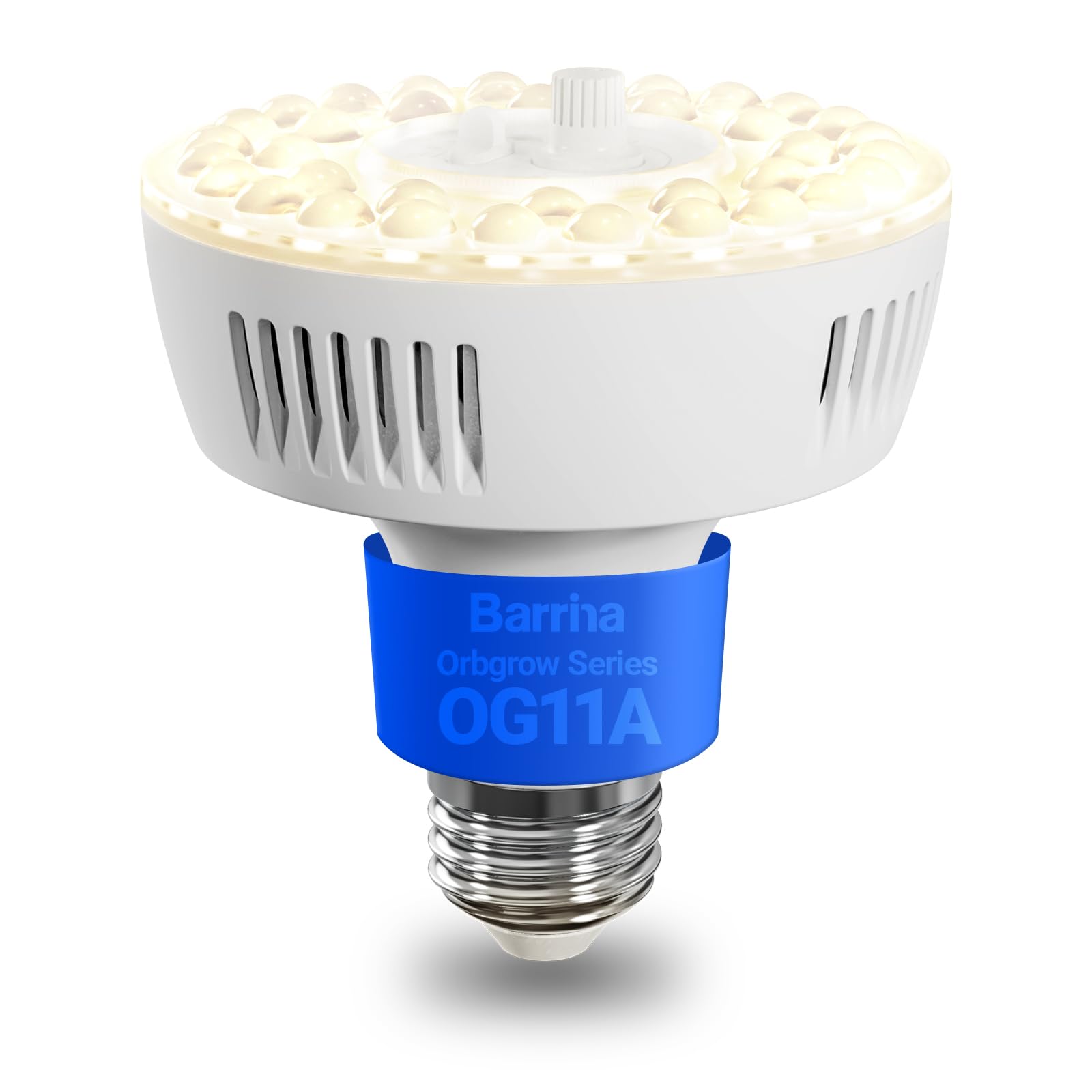 Barrina OG11A Grow Light Bulbs for Indoor Plant, 4000K 11W, 1 Pack, White