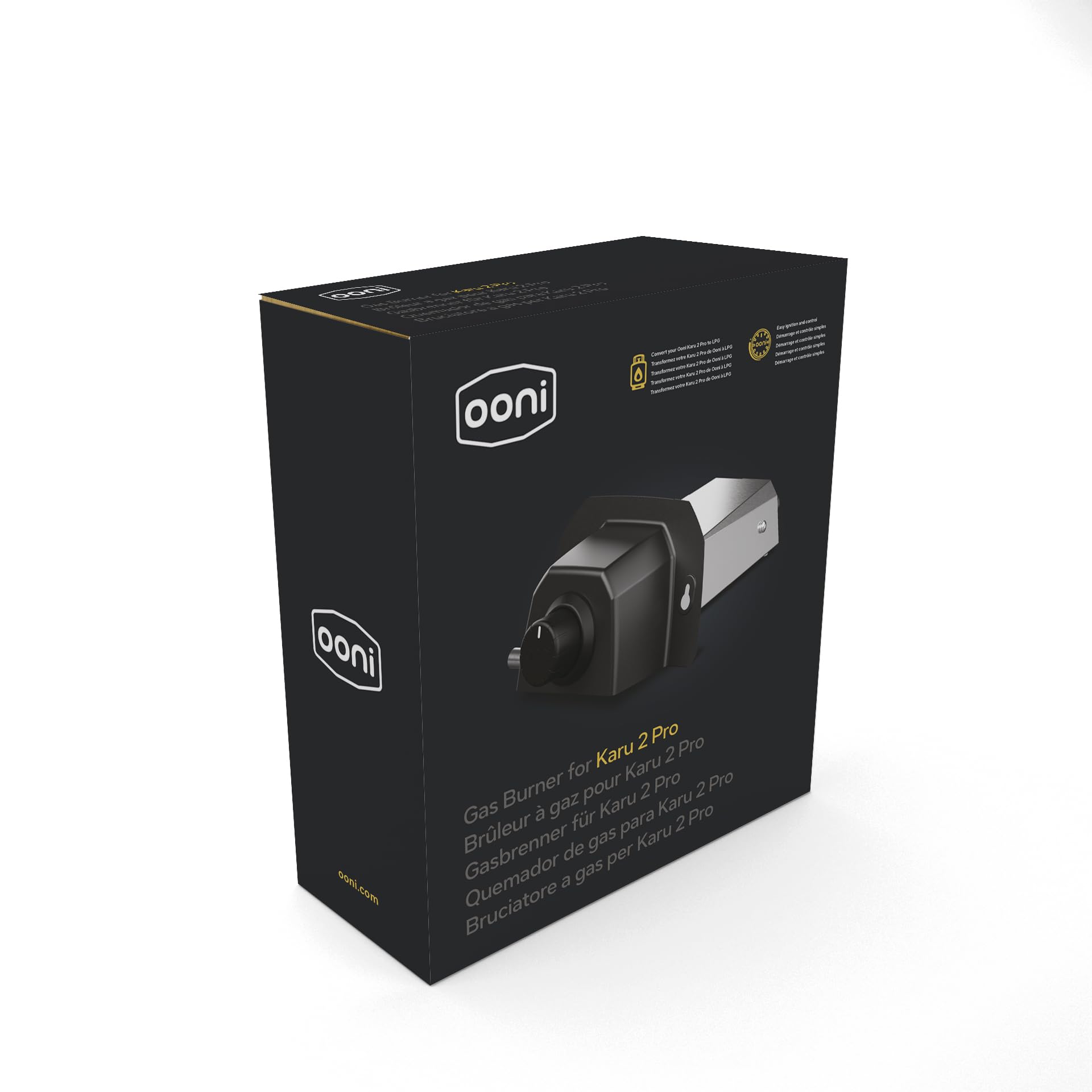 Ooni Bruciatore a Gas per Forno Pizza Karu 2 PRO 30mBar/37mBar EU
