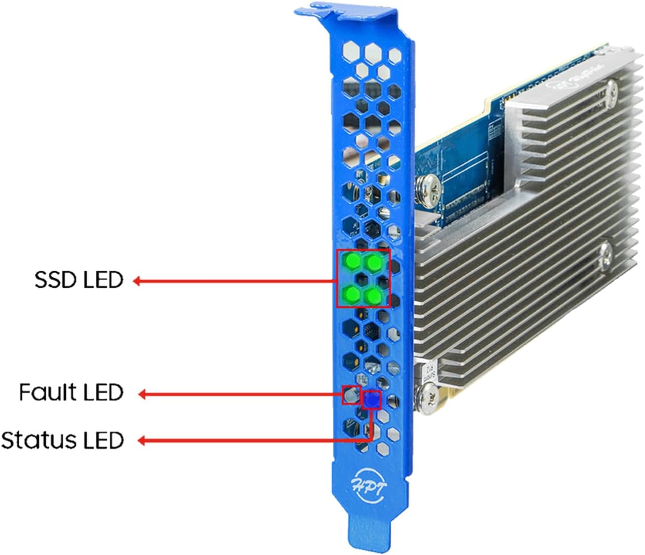 Rocket 7624A PCIe Gen5 x16 to 2-MCIOx8 NVMe RAID Adapter