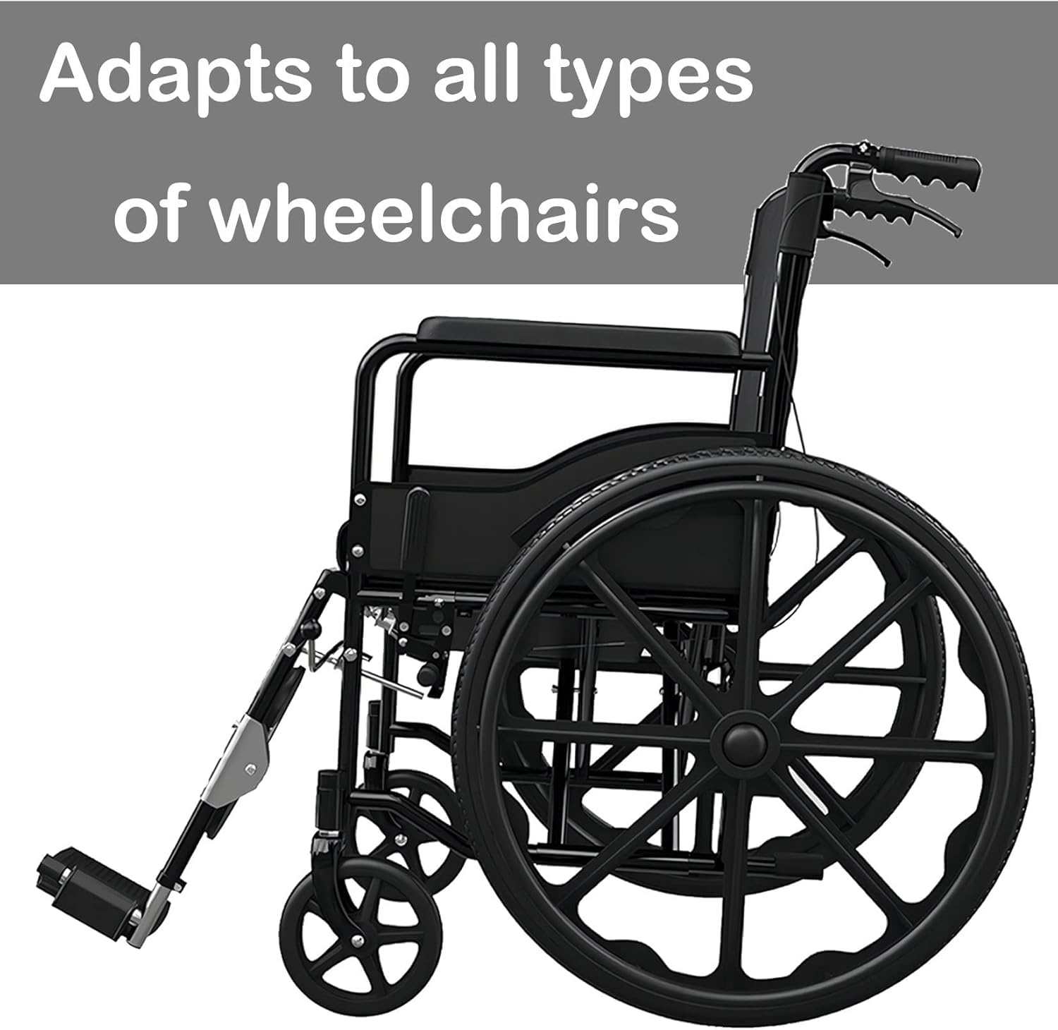 Ruedas De Repuesto para Silla De Ruedas, Paquete De 2, 20, 22 Y 24 Ih, Rueda Trasera De Silla De Ruedas Formada Integralmente, Rueda De Silla De Ruedas De Poliuretano Sólido, 24in(60cm)*13/8