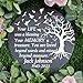 SUNGHENON Personalized Your Life was A Blessing Stone, Remembrance Slate Stone, Memory Plaque, in Loving Memory Sympathy Gifts for Loss of Mom, Dad