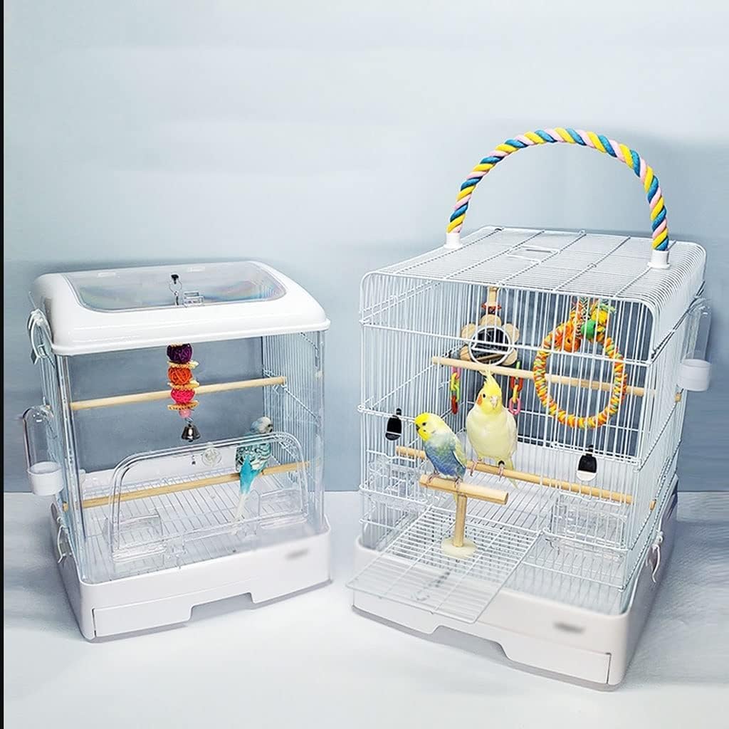 Xpossible?鳥かご 鳥ケージ 大型 豪華セット 高級透明アクリ