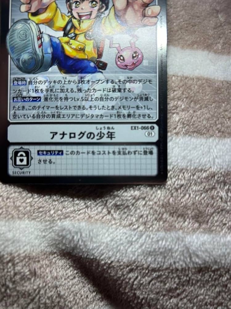 Amazon.co.jp: デジモンカード アナログの少年 EX1-066 : おもちゃ
