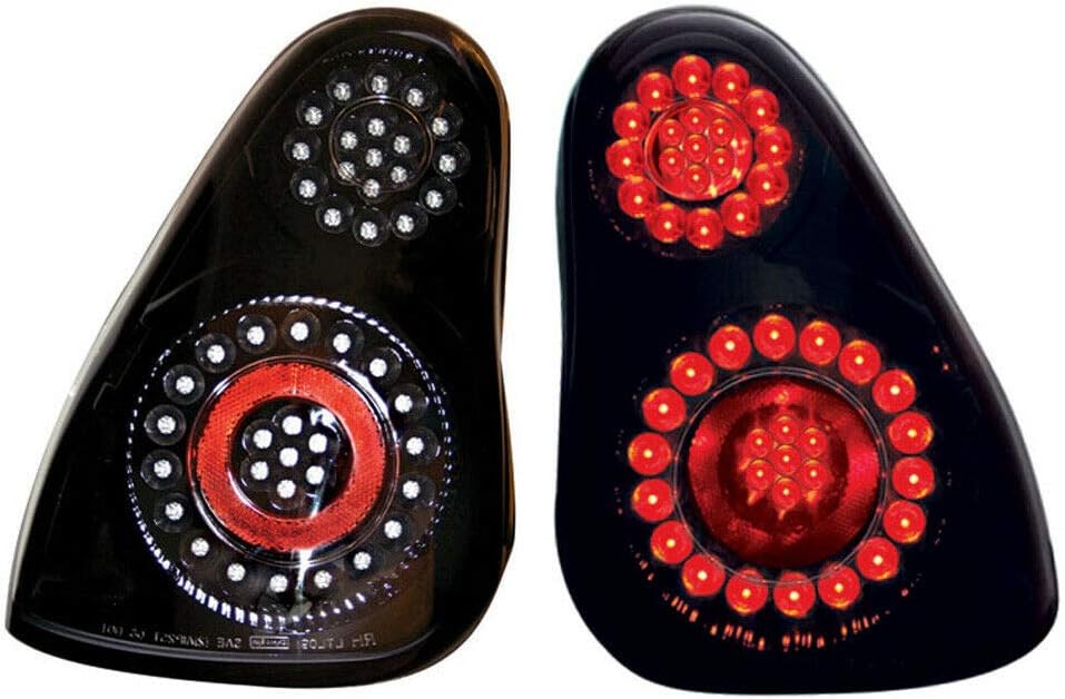 Parts N Go 2006-2007 Monte Carlo Black LED Tail Light Pair - GM2800205 GM2801205