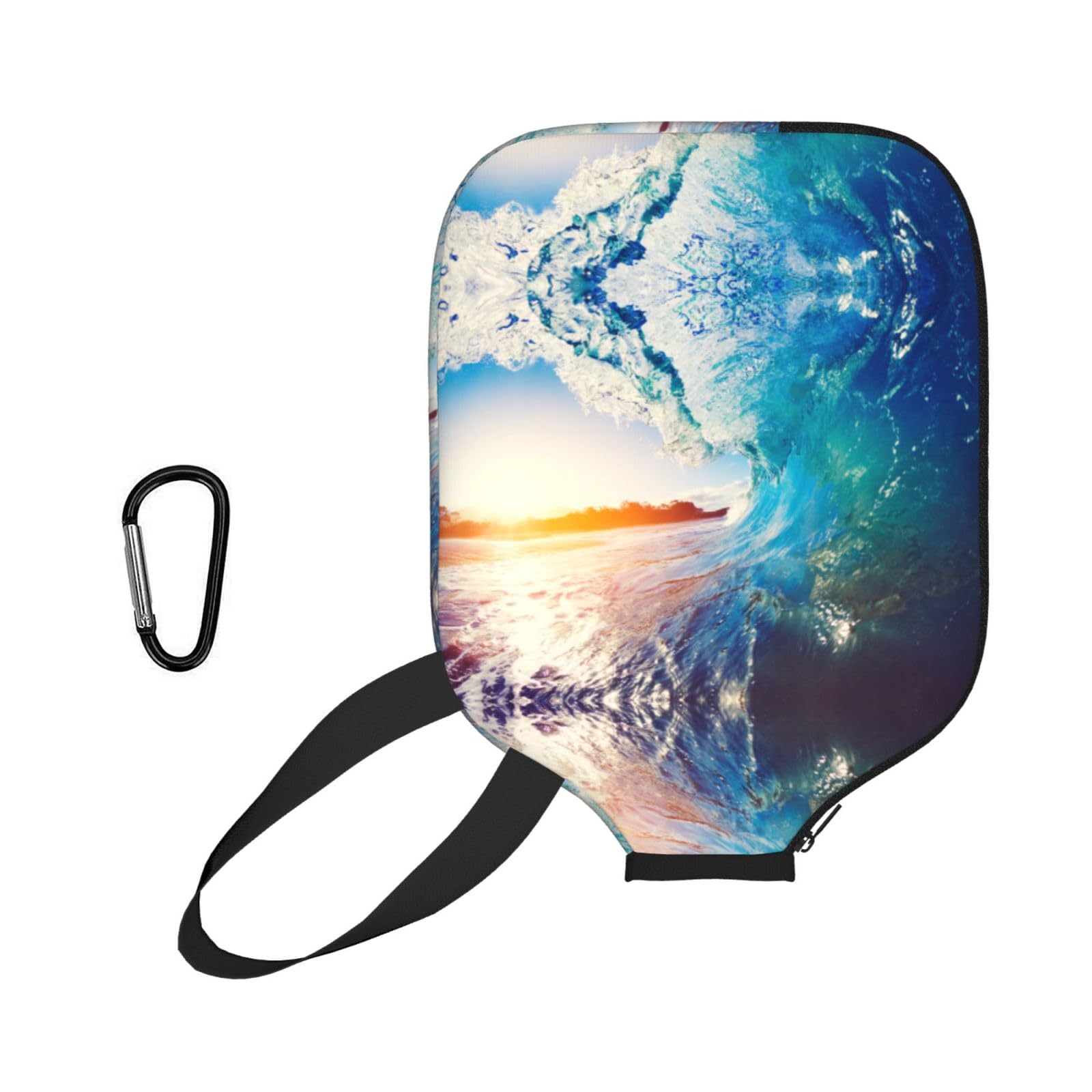 ESNAIUVCD Sunset Sea Surfing Seascape Print