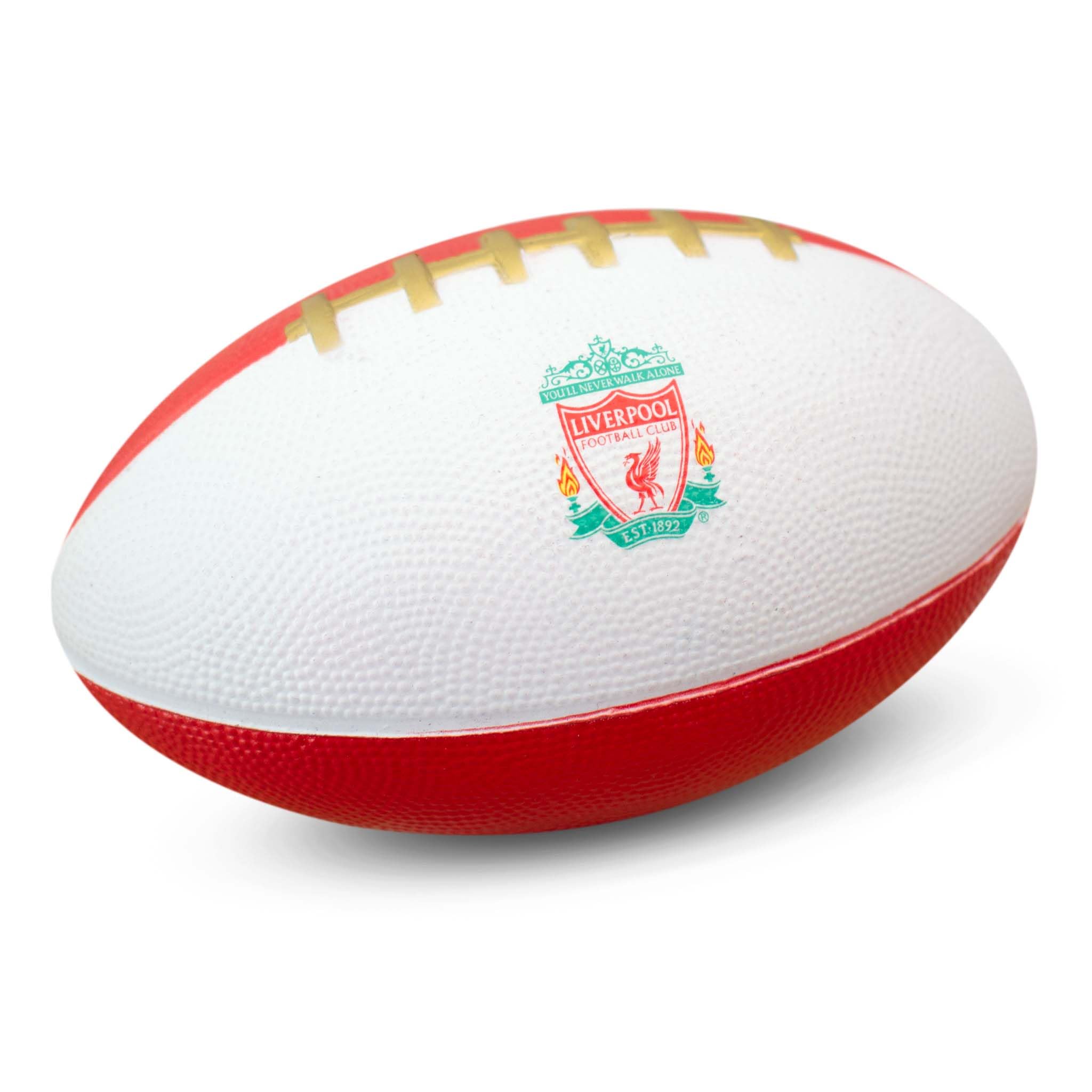 Hy-Pro Officially Licensed Liverpool F.C. Mini Foam American Football | Foam, Soft, Indoor and Outdoor Play, Adults, Kids, Youth