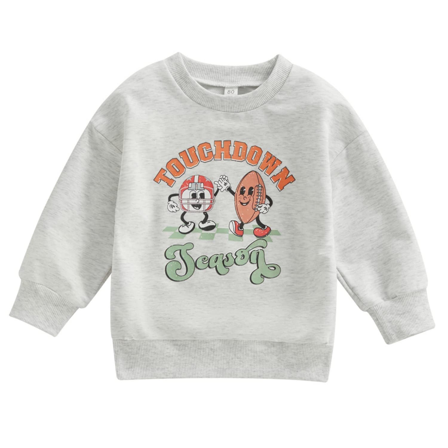 Baby Boy Girl Pumpkin Sweatshirt Tops Toddler Halloween Outfit Long Sleeve Crewneck Pullover Sweater Shirt Fall Clothes