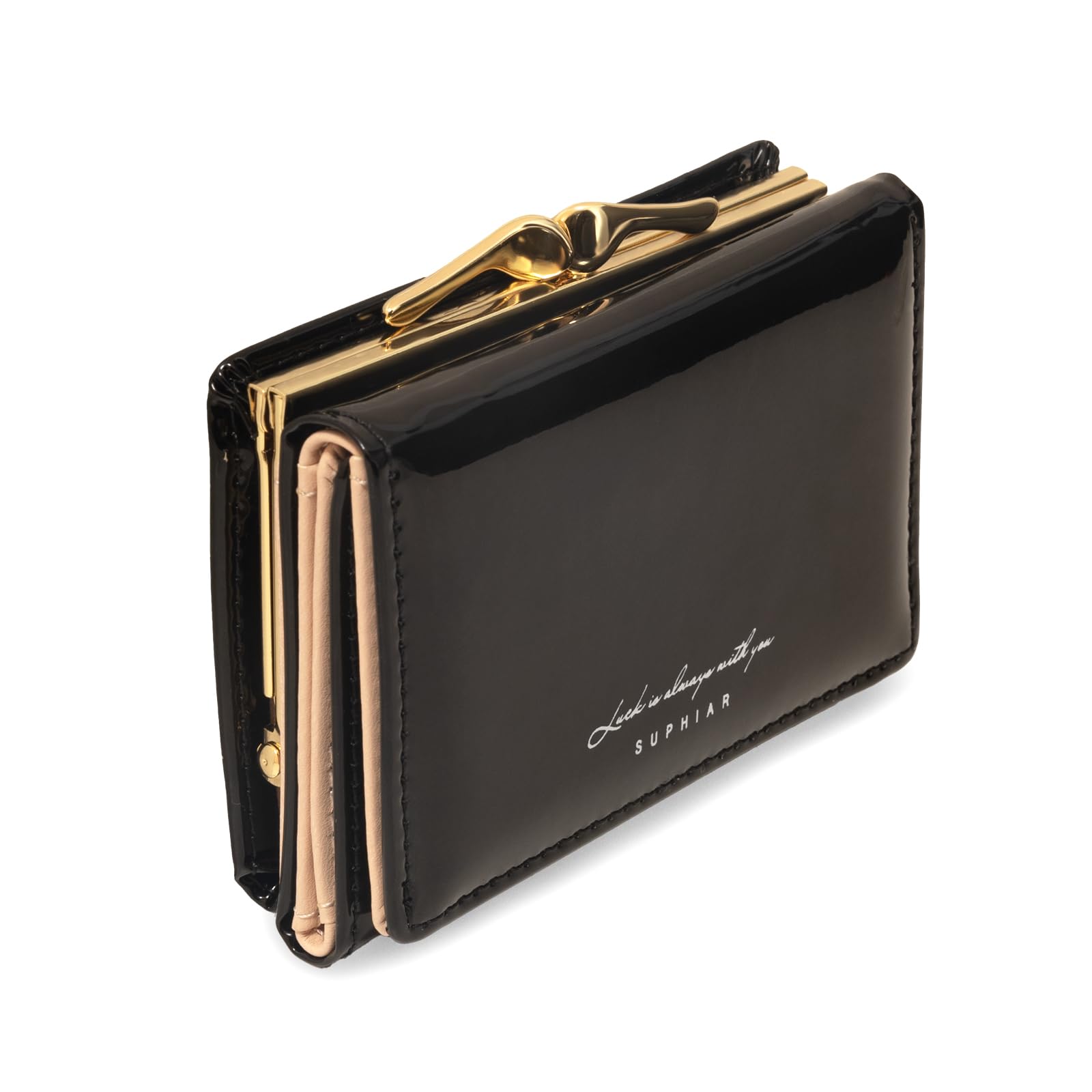 JANKS Small Wallet for Women Mini Laser Card Holder Case Iridescent Holographic Purse with Coin Pocket for Girls Ladies