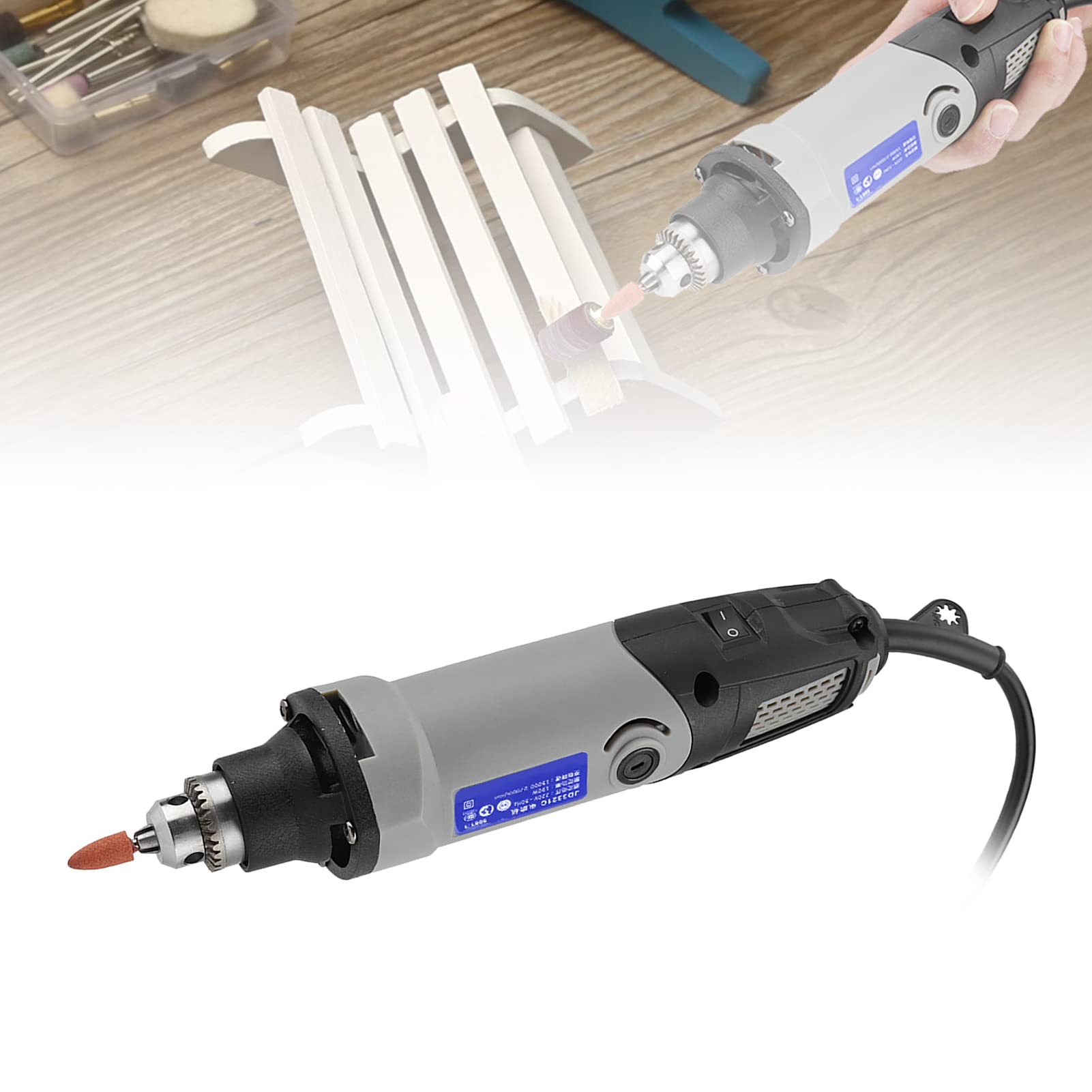 Acouto Smerigliatrice Elettrica 400W con 6 Velocità Variabili, Capacità