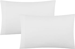 EVOLIVE Standard Microfiber Pillowcases Set of 2, 20"x30" (White)